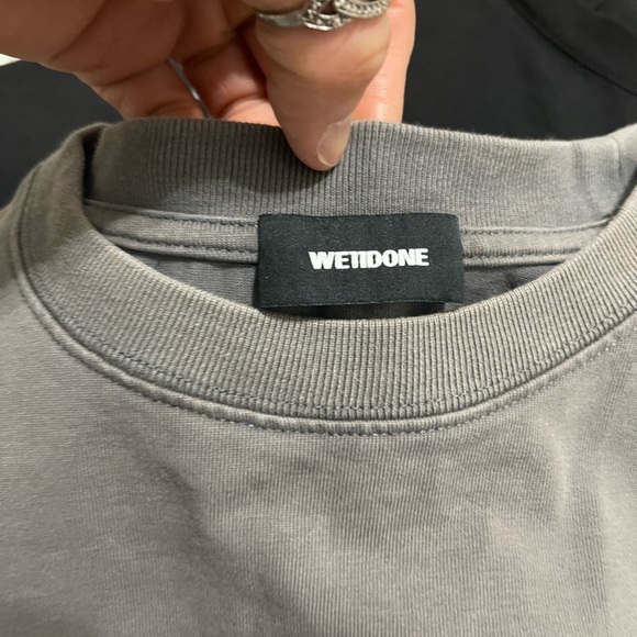 EUC Men’s X-Small/Women’s Small We11done Oversized Glow-in-the-Dark Teddy Tee - Picture 10 of 12